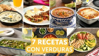 7 recetas con verduras  Kiwilimón [upl. by Nirag604]