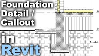 Foundation Detail Callout in Revit Tutorial [upl. by Burlie]