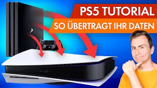 So übertragt ihr eure Daten von PS4 auf PS5 ► Transfer leicht gemacht Erste Schritte Tutorial [upl. by Nolava]