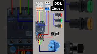 DOL Full Circuit Diagram electricshorts electrical howtomakeelectricboard [upl. by Hannah]