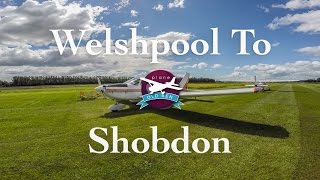 PA28 Welshpool  Shobdon VFR  ATC Audio [upl. by Harrat]