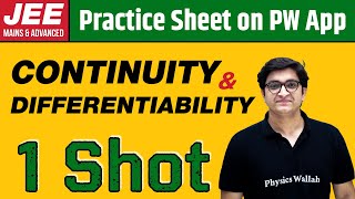 CONTINUITY AND DIFFERENTIABILITY in 1 Shot  From Zero to Hero  JEE Main amp Advanced [upl. by Celene]