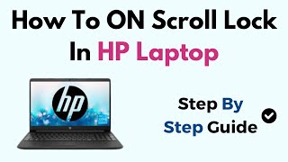 How To ON Scroll Lock In HP Laptop Windows 11 [upl. by Cairns]