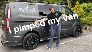 I PIMPED MY 2019 FORD TRANSIT CUSTOM LIMITED a review and a look at the ford transit custom limited [upl. by Lyda]