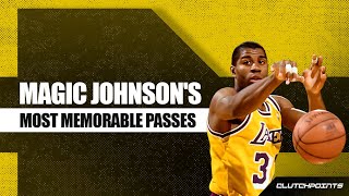 Magic Johnsons Most Memorable Passes [upl. by Roban77]