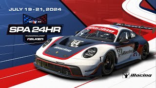 The iRacing 24 Hours of Spa  Circuit de SpaFrancorchamps  Part 4 [upl. by Hanser917]