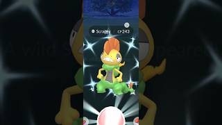 Getting Lucky With ✨Shiny Scrafty in pokemongo [upl. by Dent734]