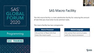SAS Tutorial  Beyond the Basics of Macro [upl. by Aissert]