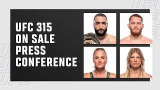 UFC 315 OnSale Press Conference [upl. by Harmon637]