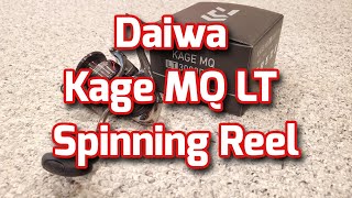 Daiwa Kage MQ LT 3000 spinning reel first impressions Big and beefy [upl. by Kiel]