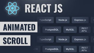 HTML  CSS  React JS Animated Scroll Card Items [upl. by Iliak]