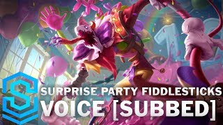 Voice  Surprise Party Fiddlesticks SUBBED  English [upl. by Tomkins828]