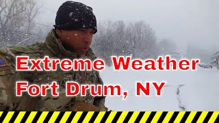 Extreme weather at Fort Drum amp Watertown NY [upl. by Oleg]