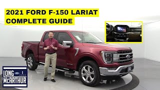 2021 FORD F150 LARIAT COMPLETE GUIDE  Every feature and option available in one video [upl. by Czarra190]