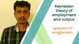 Keynesian theory of employment and output  Deepesh Manoharan  LIFE ECONOMICS [upl. by Stilwell542]