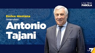 Elezioni europee 2024  Enrico Mentana intervista Antonio Tajani [upl. by Jephum588]