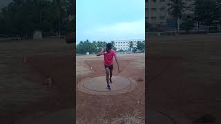 shot put glide throw [upl. by Idram]