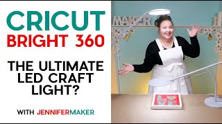 Cricut Bright 360 Lamp  My Honest Review of the quotUltimatequot LED Craft Light  HeadtoHead Tests [upl. by Packer]