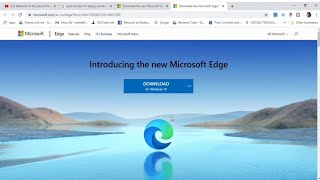 How to install Microsoft Edge in Windows 10 [upl. by Cyprio473]