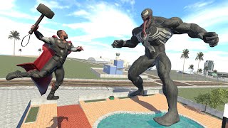 Franklin Become Thor to Kill Venom in Indian Bike Driving 3D [upl. by Izzy]