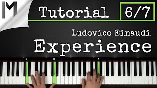 Experience  Ludovico Einaudi  Full Piano Tutorial Part 67 [upl. by Ecilayram]