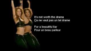 Beyoncé amp Shakira  Beautiful Liar LyricsTraduction [upl. by Napoleon]