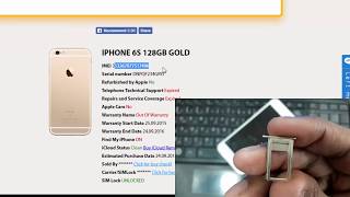 How To Check Iphone IMEI Number  Find My Iphone Status Free  Iphone 6S IMEI Check [upl. by Yl242]