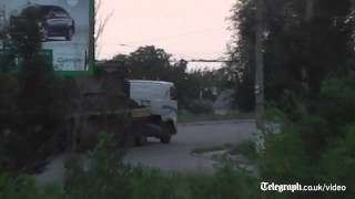 MH17 video shows smuggled missile launcher [upl. by Trellas]