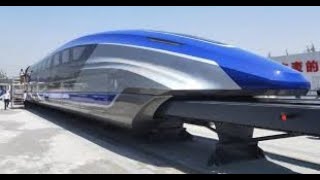 How maglev train workmagnetic levitation train bullet trainanimation [upl. by Farley311]