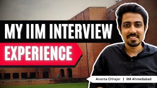 My IIM Interview Story  How to crack IIM Interviews IIM Ahmedabad Alumni [upl. by Roberts]