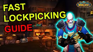 Fast 1300 Rogue Lockpicking Guide  Classic WoW [upl. by Rraval]