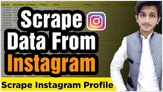 How to Scrape Data from Instagram  Instagram Data Extractor Pro  Scrape Instagram Profiles Data [upl. by Ingrim687]