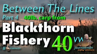 40lb Carp Fishing From Blackthorn Fishery  Between The Lines  Part 4 carpfishing [upl. by Cower500]