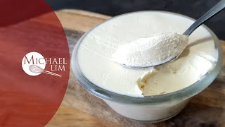 How To Make Mascarpone  Homemade Mascarpone  Michael Lim [upl. by Nnylireg524]