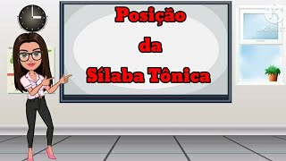 Posição da Sílaba Tônica [upl. by Ylime]