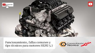 Funcionamiento fallas comunes y tips técnicos para motores HEMI 57 [upl. by Fellows404]