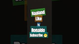 Ronaldo subscribe Haaland like video [upl. by Maris]