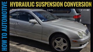 How to Convert a 19992006 Mercedes CL 500 from Hydraulic Struts to Coil Overs with Strutmaster Kit [upl. by Phiona]