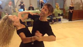 Mirko Gozzoli amp Edita Daniute  Sinkinsons Basic Foxtrot [upl. by Cinom]