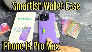 Smartish iPhone 14 Pro Max Wallet Case Review [upl. by Kinghorn138]