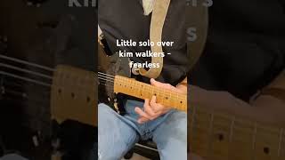 Kim walker  fearlessguitarcover [upl. by Anaugal]