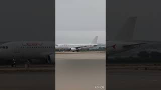 Airbus A320 taxiing at Jerez Airport avaition airbus [upl. by Inad641]