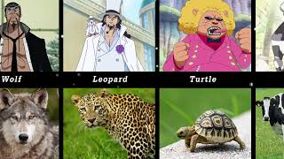 One Piece All Zoan Type Devil Fruits Include Ancient amp Mythical Users in Real World Form [upl. by Rimma979]