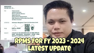 RPMS UPDATE  GUIDANCE ON THE IMPLEMENTATION OF DEPED RPMS  DM OSEC 01 2024 [upl. by Ziladnerb]