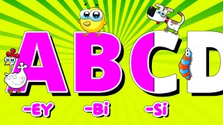 İngilizce Alfabe Şarkısı ABC Alphabet Song Alpi ve Arkadaşları Çocuk Şarkıları [upl. by Saturday]