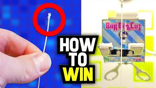 I REVEAL HOW TO WIN At The String Cutting Arcade Game  Barber Cut Lite HACKS [upl. by Aryl883]