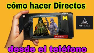 Cómo transmitir en Youtube facebook tiktok kick y twitch con PRiSM live [upl. by Shwalb]