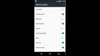 Como OCULTAR os ícones da Barra de Status RELÓGIO no Android Dr Aprendiz [upl. by Yanffit]