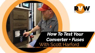 How To Test Your RVs Converter and Fuses [upl. by Emmalynne]