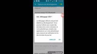 Comment activer le débogage USB sur un Samsumg [upl. by Naujit]